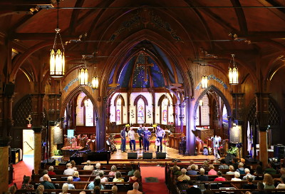 The gospel workshop in St. John's Anglican Church